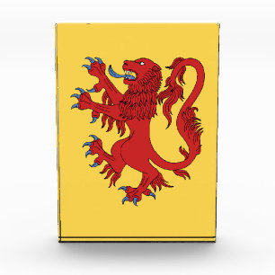 Bloc Photo Lion Rampant Gules