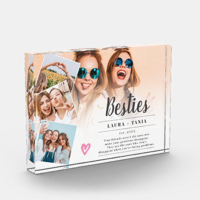 Bloc Photo Livre blanc des meilleurs amis 4 photos grille de  (Gauche)