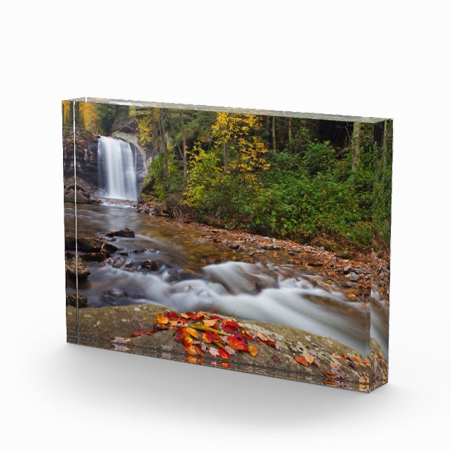 Bloc Photo Looking Glass Falls Pisgah National Forest (Droite)
