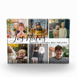Bloc Photo Los Nietos Hacen La Vida Más Grande Grandma Cadeau