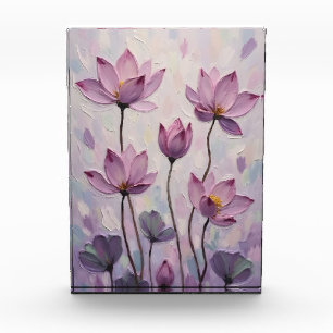 Bloc Photo Lotus – Peinture à l'huile