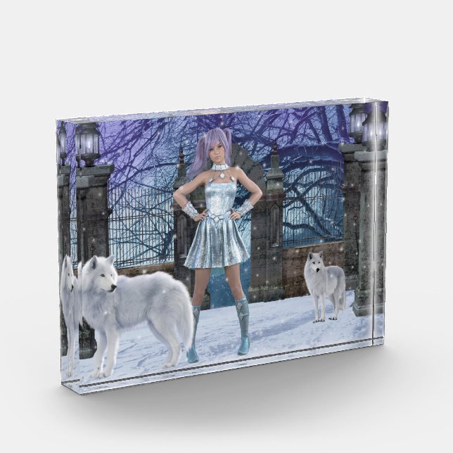 Bloc Photo Loups blancs (Gauche)