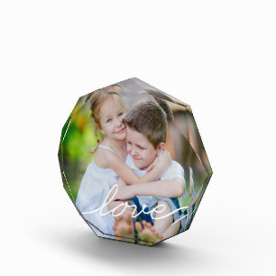 Bloc Photo LOVE Écriture de photos modernes