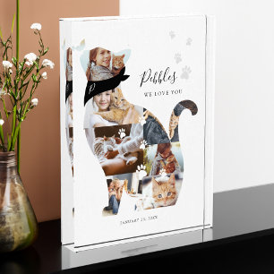 Bloc Photo Love Memory Cat Photo Collage Pet Memorial