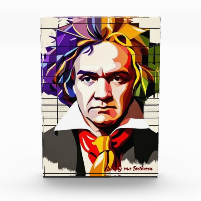 Bloc Photo Ludwig van Beethoven Vibrant Unique (Devant)