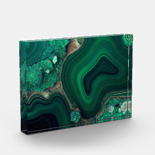 Bloc Photo Malachite Cu6CO3(OH)2