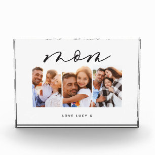 Bloc Photo maman mignonne script moderne multi photo cadeau