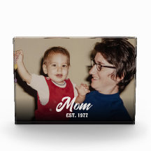 Maman personnalisée établie écriture moderne