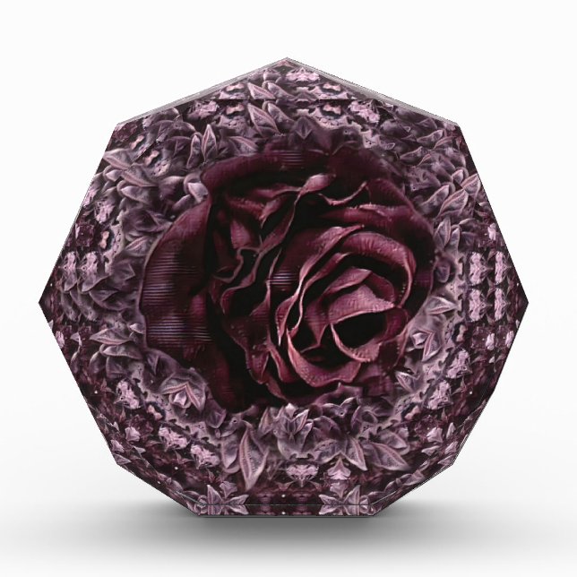 Bloc Photo Mandala de rose  (Devant)