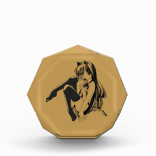 Bloc Photo Manga, Chat fille aux oreilles de chat Furry Kawai