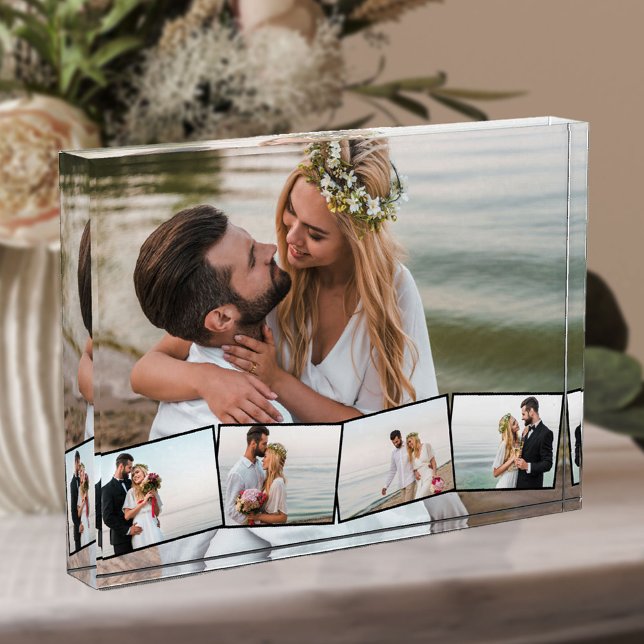 Bloc Photo Mariage 5 Photo Collage Zigzag Photo Strip (Créateur téléchargé)