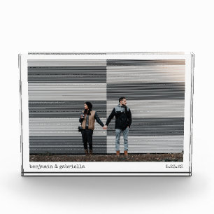 Bloc Photo Mariage minimaliste chic de typographie