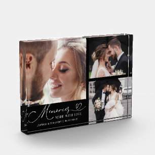 Bloc Photo Mariage Noir Souvenirs Faits avec Amour