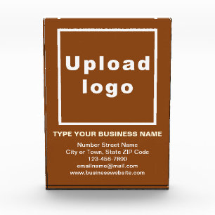 Bloc Photo Marque d'entreprise sur le rectangle de portrait B