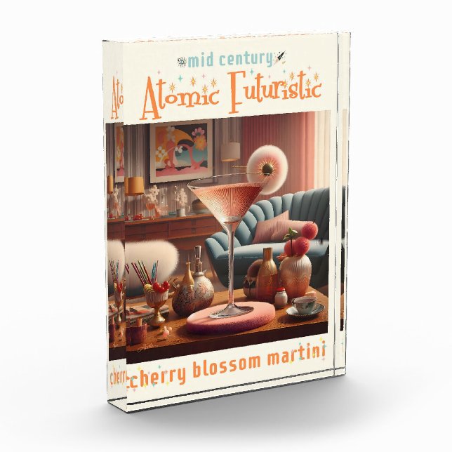 Bloc Photo Martini Fleur de Cerisier Atomique (Gauche)