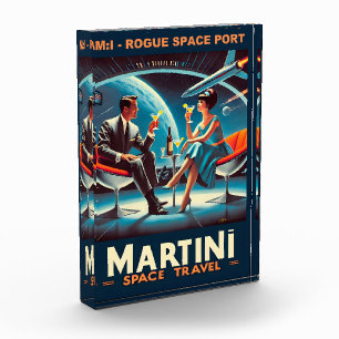 Bloc Photo Martini Space Travel Poster Rogue Space Port
