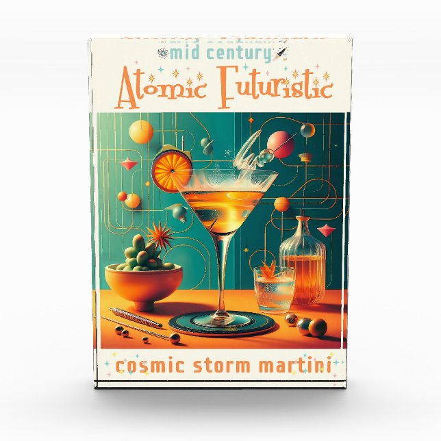Bloc Photo Martini tempête cosmique futuristic atomique (Devant)