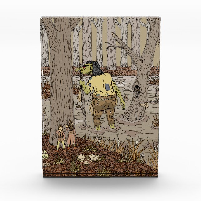 Bloc Photo Masquer le troll de fond d'âne (Devant)