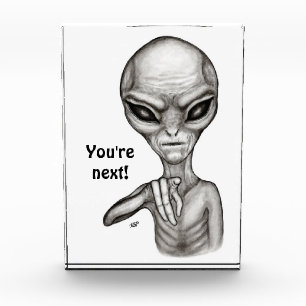 Bloc Photo Mauvais Alien, Tu es le prochain !