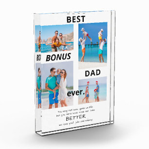 Bloc Photo Meilleur Bonus Papa Ever Stepdad 4 Fête des pères