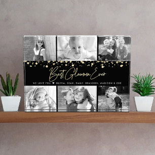 Bloc Photo Meilleur Glamma Ever Gold Parties scintillant Coll