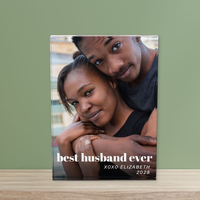 Bloc Photo Meilleur Mari jamais personnalisé (Créateur téléchargé)