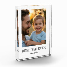 Meilleur papa jamais | Garde photo minimaliste mod