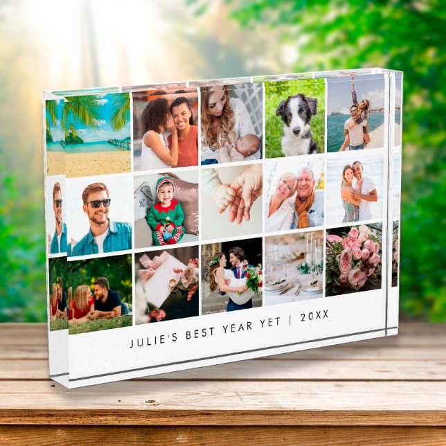 Bloc Photo Meilleure année personnalisée et collage 15 (Créateur téléchargé)