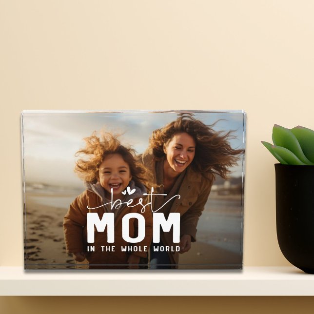 Bloc Photo Meilleure maman dans le monde entier la journée de (Créateur téléchargé)