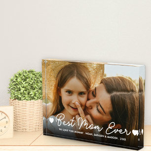 Bloc Photo Meilleure maman Jamais Photo Mère's Day Hearts Scr