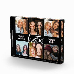 Bloc Photo Meilleurs amis Photo collage noir