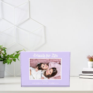 Bloc Photo Meilleurs amis violet BFF noms de photo