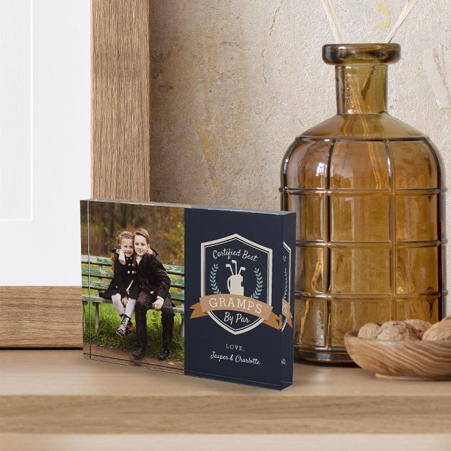 Bloc Photo Meilleurs Gramps Par Par | Grand-père du golf (Créateur téléchargé)