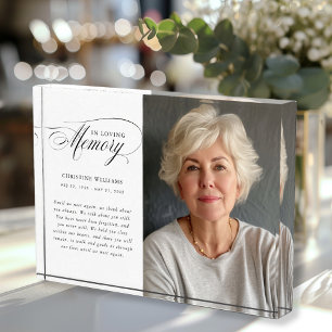 Bloc Photo Mémorial "In Love Memory", Nom, Photo