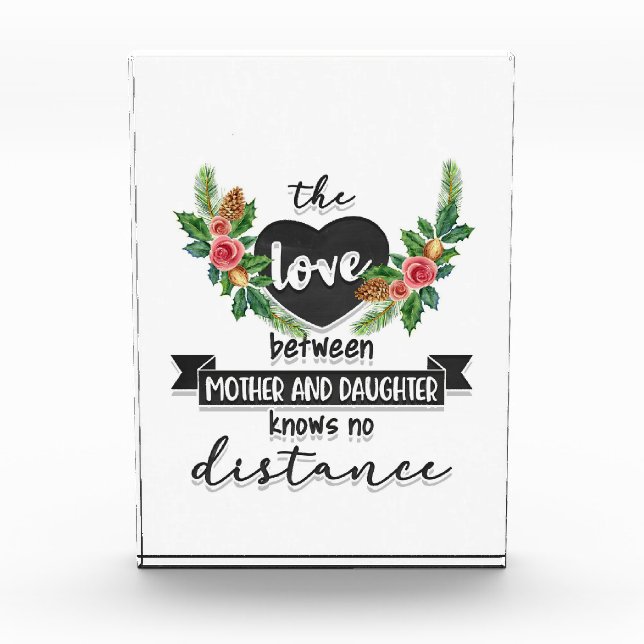 Bloc Photo Mère Don L'Amour Entre Mère Et Fille (Devant)