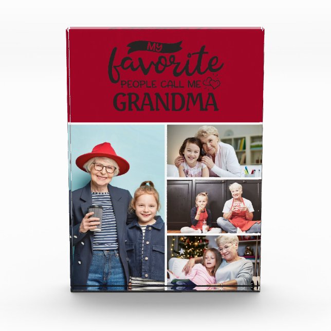 Bloc Photo Mes favoris m'appellent| 4 photos de famille colla (Devant)