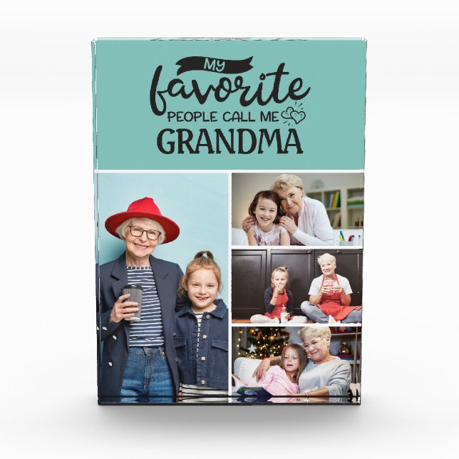 Bloc Photo Mes favoris m'appellent| 4 photos de famille colla (Devant)