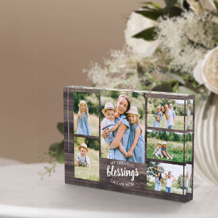 Bloc Photo Mes plus grandes bénédictions Appelez-moi Maman 