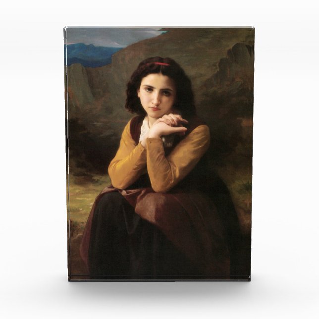 Bloc Photo Mignon Innocence d'une adolescente, Bouguereau (Devant)