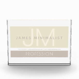 Bloc Photo Minimaliste Moderne Tons Terre Taupe