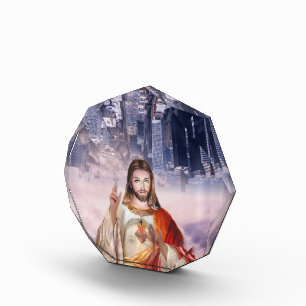 Bloc Photo Miséricorde divine, Saint Faustina, Jésus Je fai