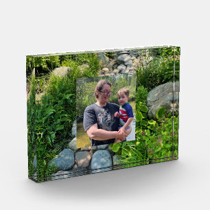 Bloc Photo Modèle paisible de la route de la forêt de lumière