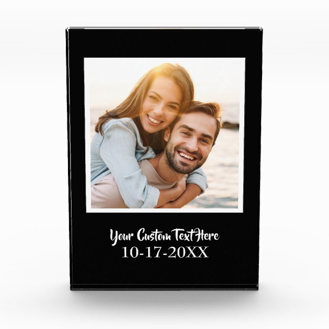 Bloc Photo Modèle personnalisé élégant et souvenir Chic moder (Devant)