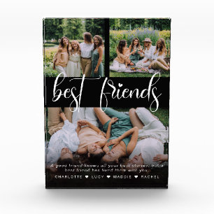 Bloc Photo Modern Best Friends 3 Photo Collage & Texte Person