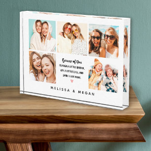 Bloc Photo Modern Best Friends 5 Photo Collage Block