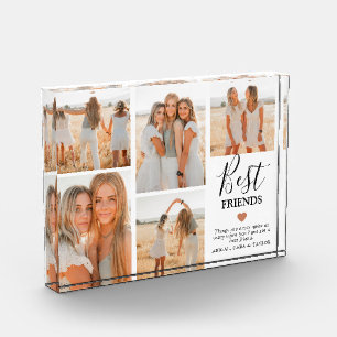 Bloc Photo Modern Best Friends Grid Keepsaké cadeau
