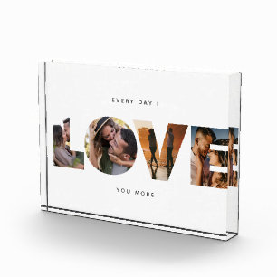 Bloc Photo Modern LOVE Collage Cutout Valentine's Day