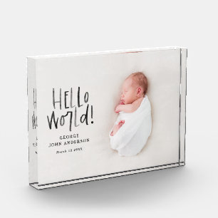 Bloc Photo Moderne minimaliste élégante typographie photo nou