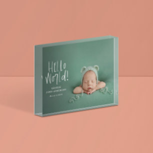 Bloc Photo Moderne minimaliste élégante typographie photo nou