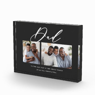 Bloc Photo Moderne minimum 2 script photo papa Fête des pèr